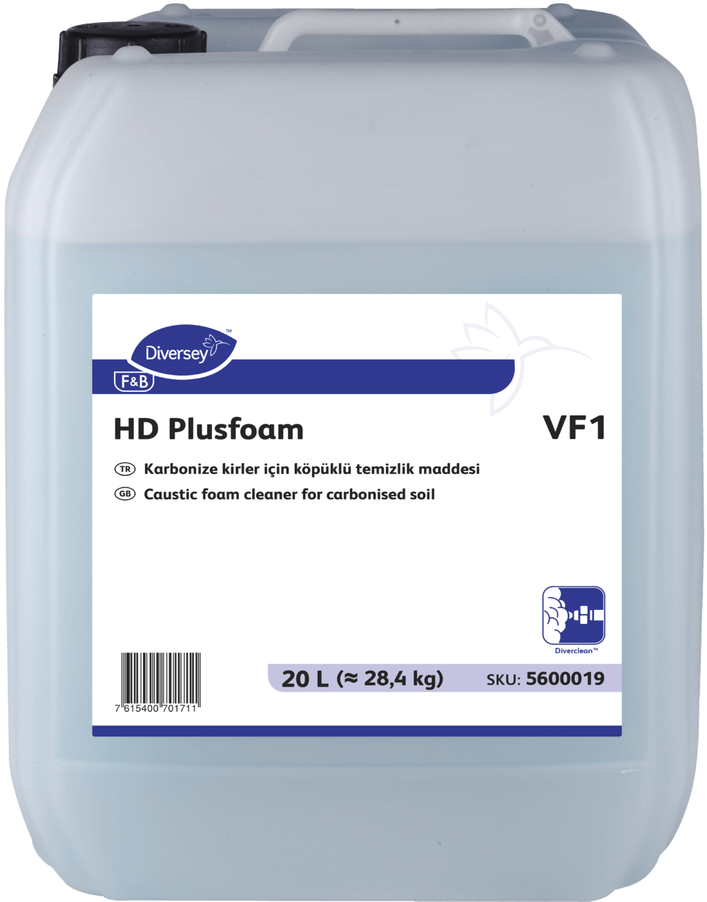 Alkali Köpüklü Temizlik Ürünleri HD Plusfoam VF1