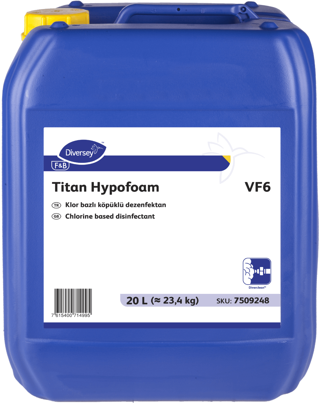 Alkali Köpüklü Temizlik Ürünleri Hypofoam VF6